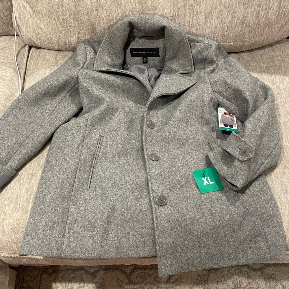 Marc New York Andrew Mark Gray Coat